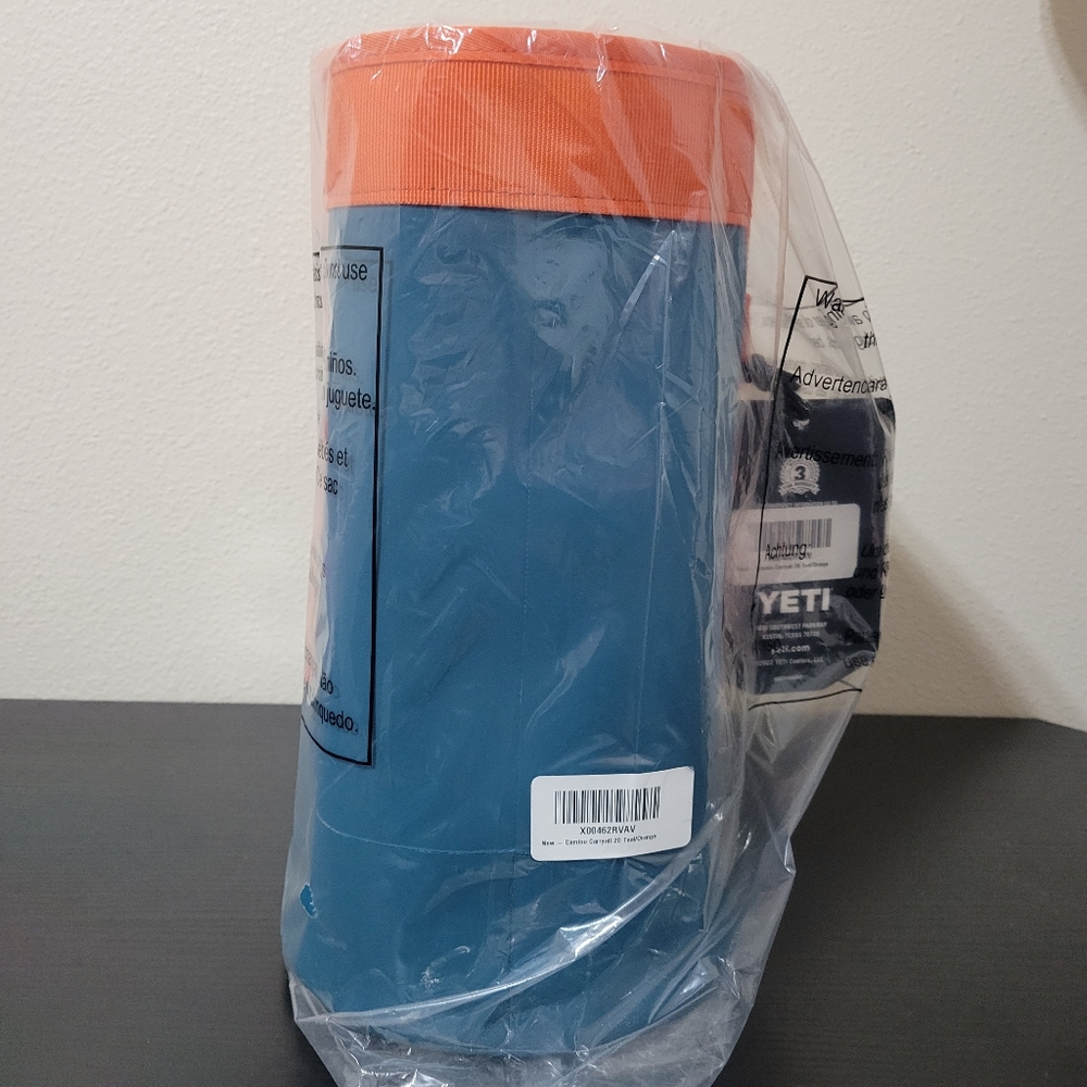 NWT RARE Yeti Camino 20 Carryall Tote Bag Limited Edition Horizon Teal & Orange - Picture 4 of 14